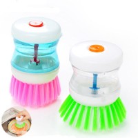 Amazon Top Seller 2019 New Creative Product Plastic Professional Cheap Small Round Kitchen Pot Brush